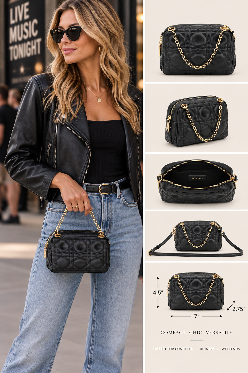 Sophia Bag #2893-Pineapples Boutique