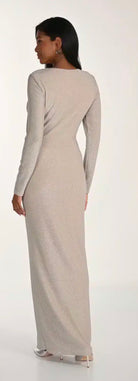 Long Sleeve Maxi Dress-Pineapples Boutique