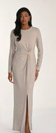 Long Sleeve Maxi Dress-Pineapples Boutique