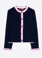 Navy Blue Jacket Style #33479-Pineapples Boutique
