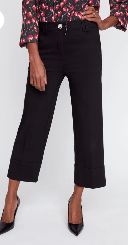 Wide Leg Crop Pant-Pineapples Boutique