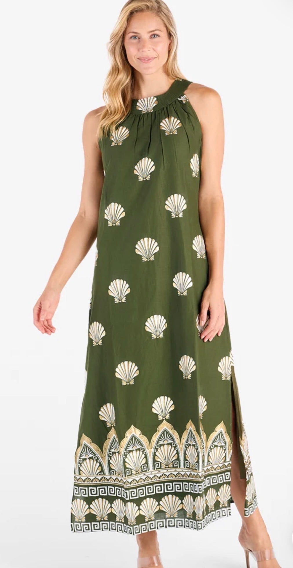 Audra Cotton Voile Maxi Dress Style #107852-Pineapples Boutique