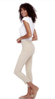 Petal Slit Ankle Pant Style #65027A-Pineapples Boutique