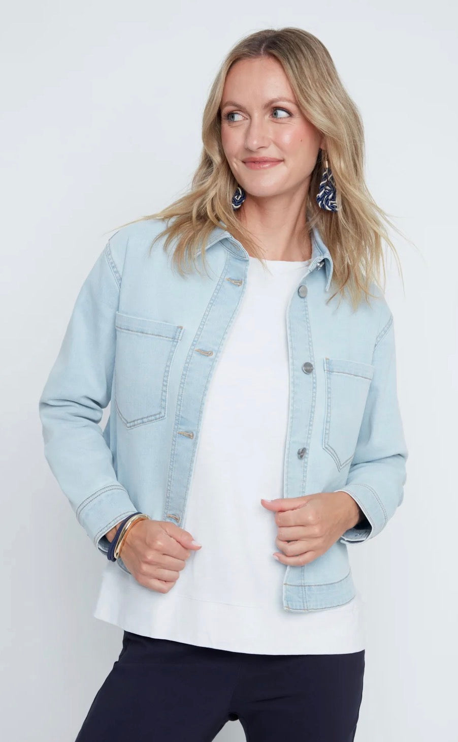 Denim Jacket Style-Pineapples Boutique