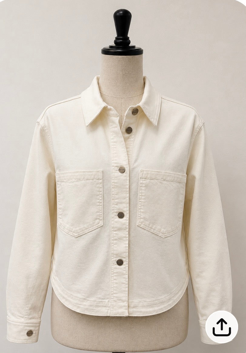Denim Jacket Style-Pineapples Boutique