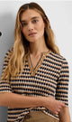 Angled Jacquard Sweater Style-Pineapples Boutique