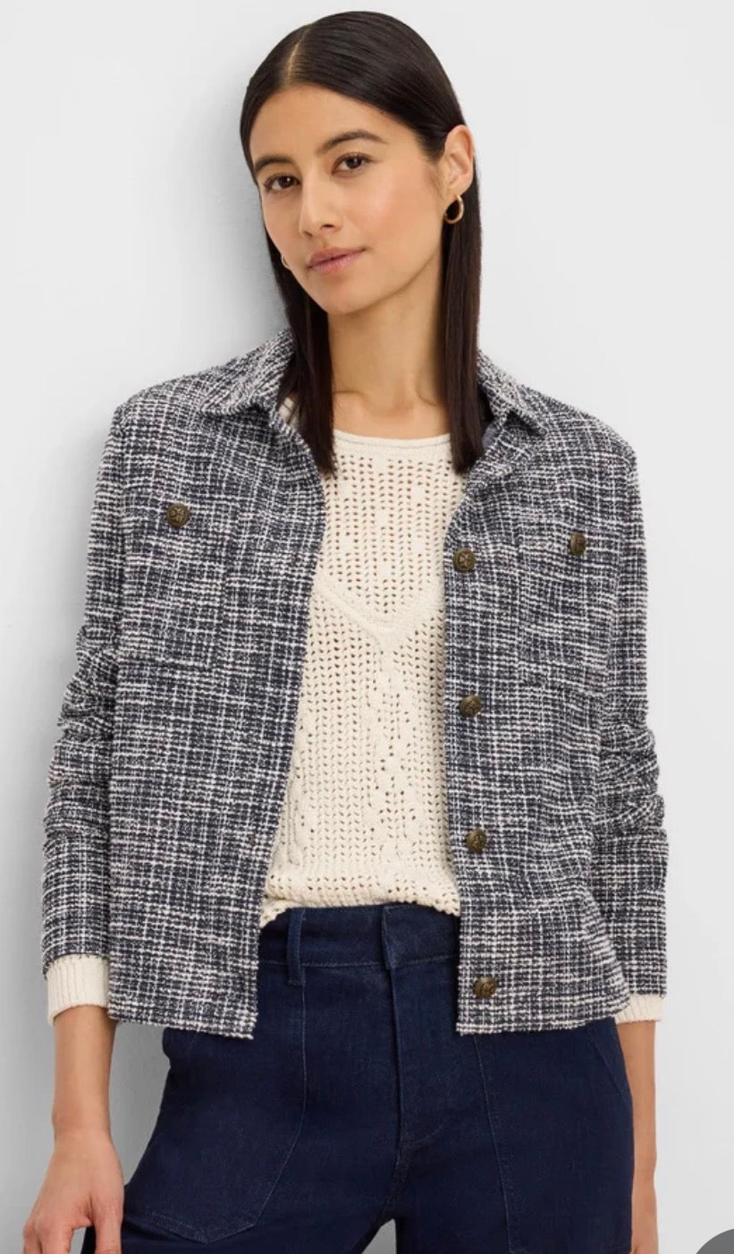 Nightfall Crop Knit Jacket Style-Pineapples Boutique